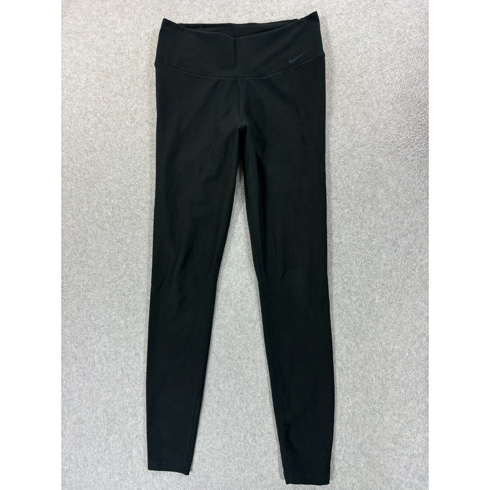 Nike Dri Fit Compression Full Length Leggings (Women's Small) Black